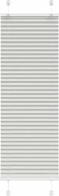 vidaXL Jaluzea plisată gri deschis 45x100 cm Lățime țesătură 44,4 cm