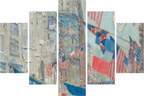Tablou - Childe Hassam, Allies day, reproducere (150x105 cm)