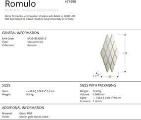 Oglinda decorativa design modern Romulo