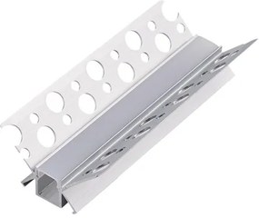 Profil LED Incastrat Colt Interior – 2m, Aluminiu