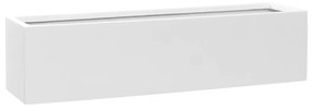Jardiniera pentru balcon, culoare alb mat, dimensiuni multiple - PotteryPots Mărime: XS - 40 x 20 x 20 cm