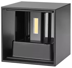 Aplică LED de exterior 2xLED/3W/230V IP54 neagră