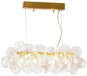 ByRydens 4200880-6509 - Lustră suspendată pe cablu GROSS BAR 8xG9/4W/230V transparentă