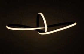 Lustră LED pe cablu LED/44W/230V neagră