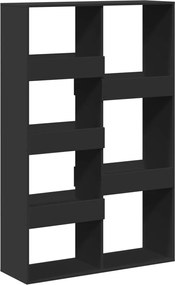 vidaXL Bibliotecă, negru, 100x33x155,5 cm, lemn prelucrat