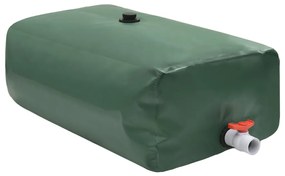 vidaXL Rezervor de apă cu robinet, pliabil, 500 L, PVC
