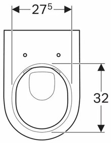 Vas wc suspendat Geberit Acanto Rimfree