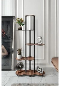 Lampadar cu polițe NOTO 1xE27/40W/230V maro/negru