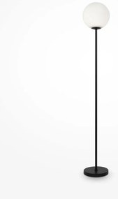 Lampadar, Lampa de podea moderna RING negru