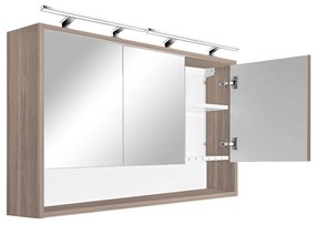 Dulap superior cu oglindă Luna 120, ulm Rauna