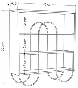 Consolă Norfolk Console - Light Mocha