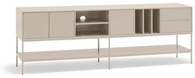 Comodă TV crem 220x74x45 cm Platt – Teulat