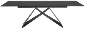 Masa extensibila Westin Ceramic Sahara negru/negru mat L160-240 cm