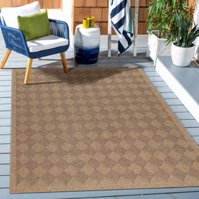 Covor pentru exterior și interior în culoare naturală închisă 80x150 cm Dhaka – Ayyildiz Carpets