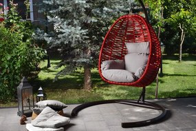 Scaun balansoar de grădină Finnikin (roșu). 1082957