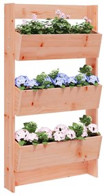 vidaXL Jardinieră de perete cu 3 niveluri 60x18,5x110 cm lemn douglas