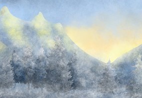 Fototapet - Peisaj de iarnă (147x102 cm)