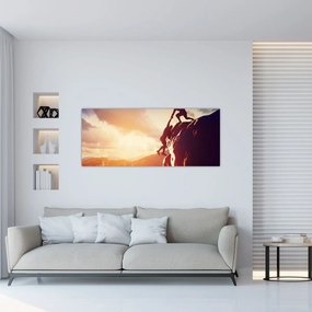 Tablou - Alpiniști (120x50 cm)