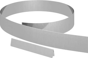 vidaXL Margine pentru gazon Argintiu 450 x 0.05 x 15 cm