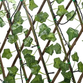 Instalație LED solară Aigostar 102xLED/2x0,7m IP65 alb cald iederă