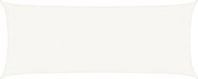 vidaXL Pânză parasolar, alb, 2x5 m, HDPE, 160 g/m²