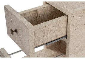 Dulap de baie MELODY, decor marmură bej