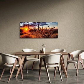 Tablou - Ora aurie a deșertului (120x50 cm)