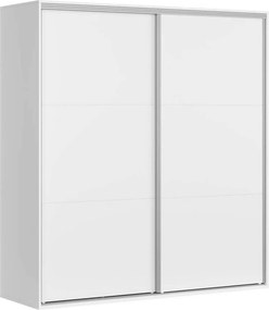 Dressing FLEX, alb, PAL, cu 2 usi, 200x66x218 cm