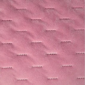 Cuvertura de pat din catifea ASTRALIA, roz Dimensiune: 200 x 220 cm