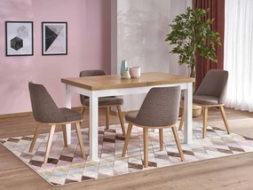 Masă de sufragerie extensibilă 140-220 cm Tango (alb) (pentru 6 8 persoane). 1049296