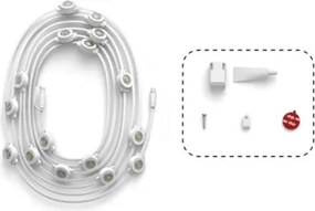 Philips Hue FESTAVIA - Șir exterior LED RGBW dimabil, extensibil, 16xLED 9m IP65