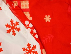 Set de 2 fete de perna LUMANARE SI BRAD DE CRACIUN 40x50 cm