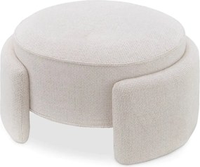 Taburete modern design LUX Ortega, Lyssa off-white