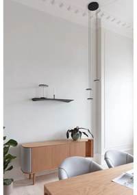 Comodă gri/maro joasă cu aspect de lemn de stejar 150x75 cm Treasures – UMAGE