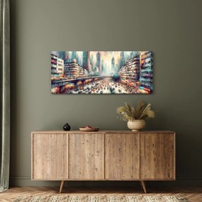 Tablou - Viața din marele oraș (120x50 cm)