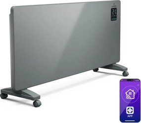 Klarstein Bansin Smart 2500 încălzitor convector, 2500 W, Aplicație, 5-50 °C, Afișaj LED, Touch screen