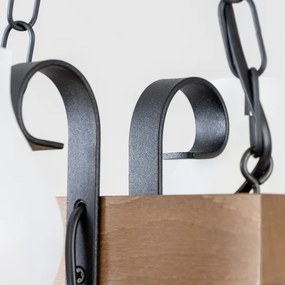 Lustră pe lanț Brilagi QUEEN 2xE14/40W/230V fag/nuc