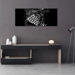 Tablou - Desen în stilul lui Banksy (120x50 cm)