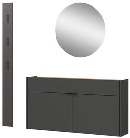 Set pentru hol gri antracit/natural Ameca – Germania