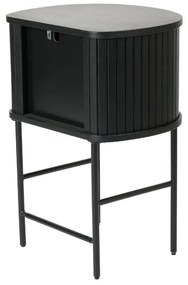 Noptieră neagră Nola – Unique Furniture