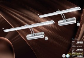 Aplica perete cu iluminat LED pentru oglinda, tablou, Picture I 78301 GL