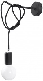 Sollux Lighting Edison plafonier 1x60 W negru SL.0373