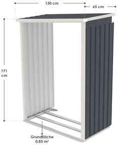 Magazin pentru lemn la metal casa M din stânga