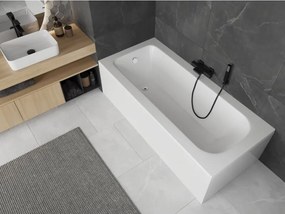 Mexen Vega cadă dreptunghiulară 180 x 80 cm cu carcasă, albă - 55011808000X
