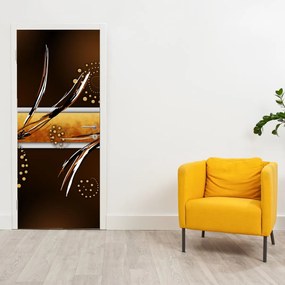 Fototapet pentru ușă - Fluturi abstract (95x205cm)