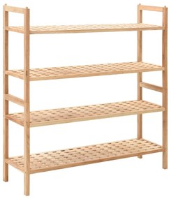 vidaXL Pantofar din lemn masiv de nuc, 69 x 26 x 81 cm