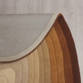 Covor cărămiziu din lână 200x290 cm Puddle Ombre Wool – Flair Rugs