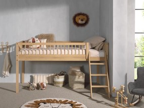 Set FORREST OAK este format dintr-un Pat copii matrimonial (90 x 200 cm) și un set textil asortat.