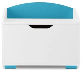 Container depozitare pentru copii PABIS 50x60 cm alb/albastru