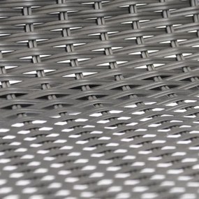 Scaun bistro de grădină, stivuibil, gri